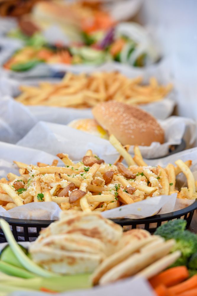garlic fries at inclined burgers in lake tahoe