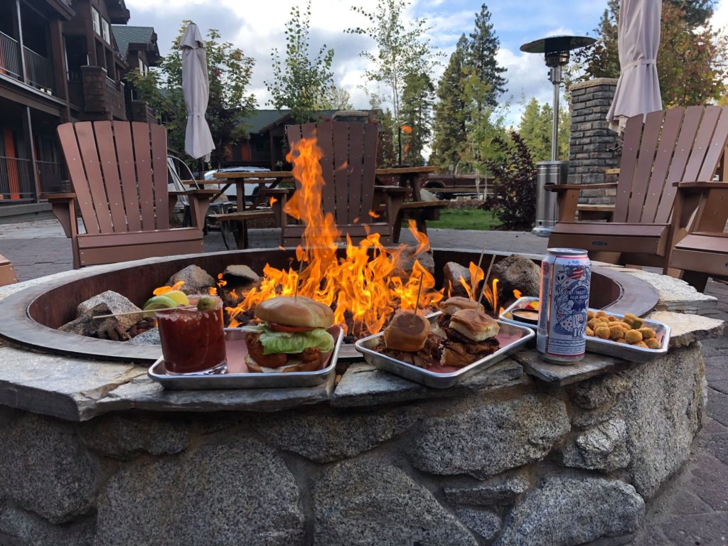 Firepit at Ten Crows BBQ in South Lake Tahoe