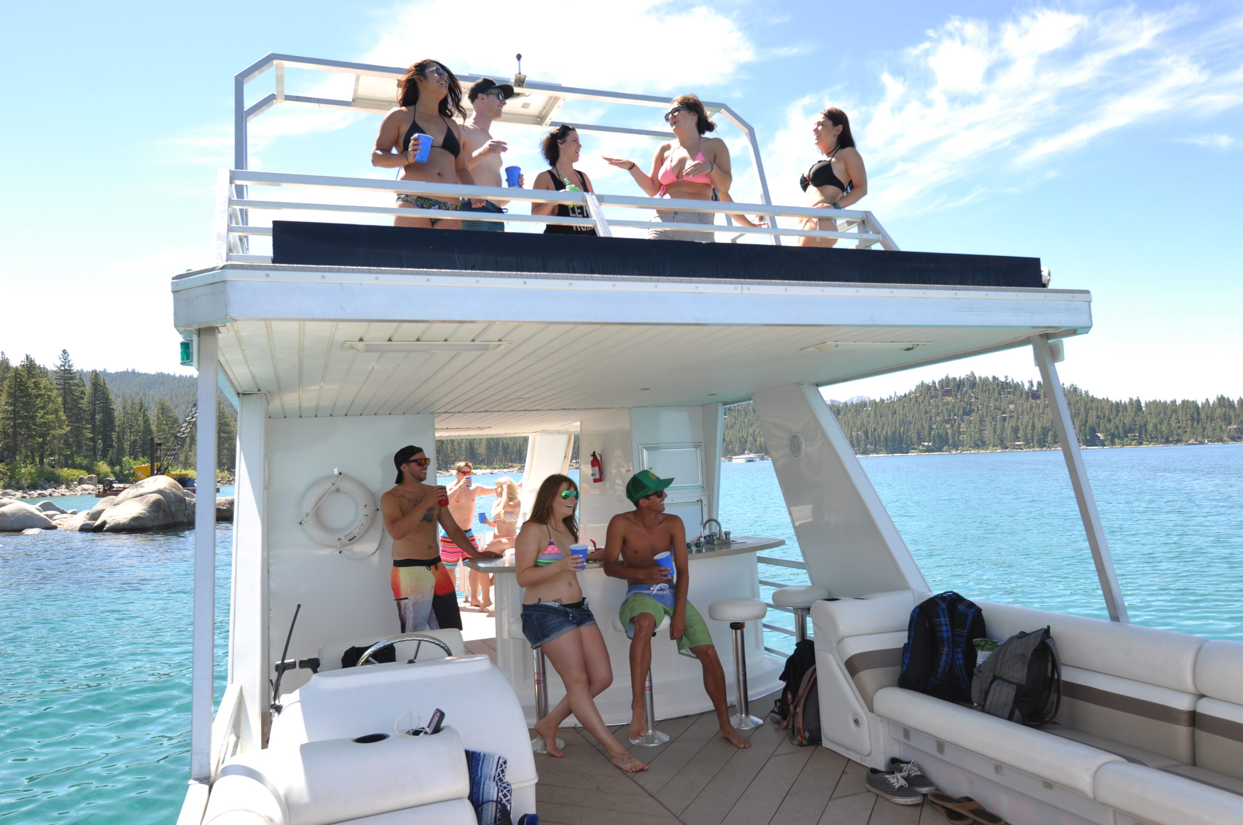 The Best Party & Pontoon Boat Rentals on Lake Tahoe
