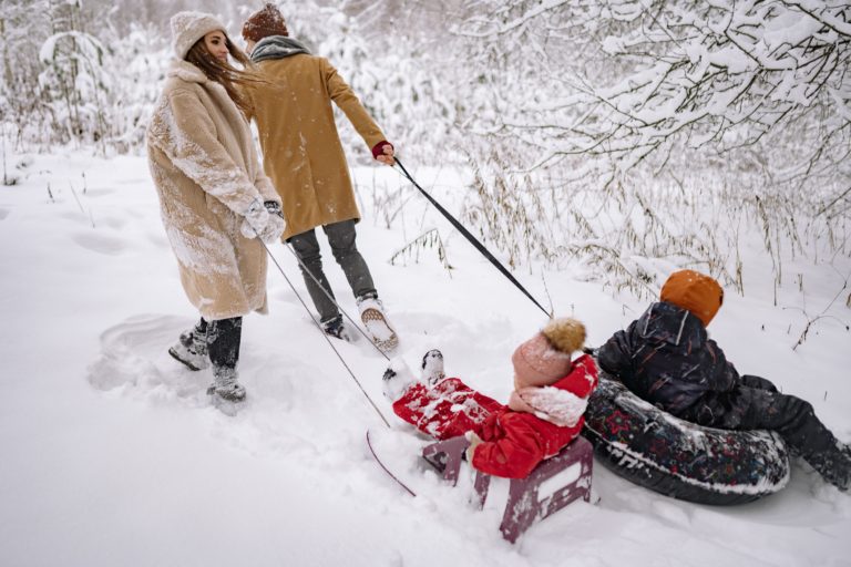 Lake Tahoe sledding